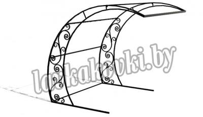 Каркас навеса "Ракушка"