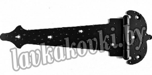 Петля-стрела фигурная (черная матовая), ПС-250-SL