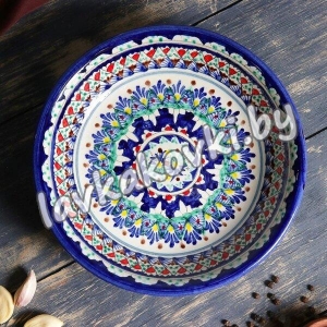 Узбекская посуда, тарелка глубокая