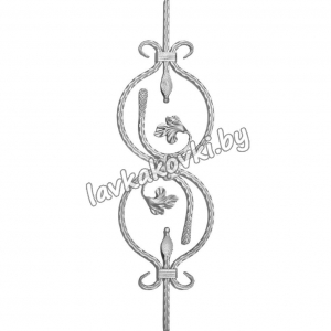 268 Кованая балясина 23x90 см.