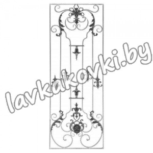 1297 Декоративная панель 60x160 см.
