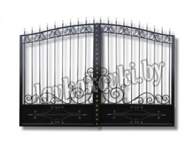 Калитка с коробом под замок "Бриз" грунт-эмаль 3 в 1